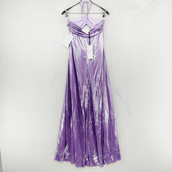 NEW ANIYE BY Siren Cadill Lavender Long Maxi Dress P787 - Picture 5 of 10